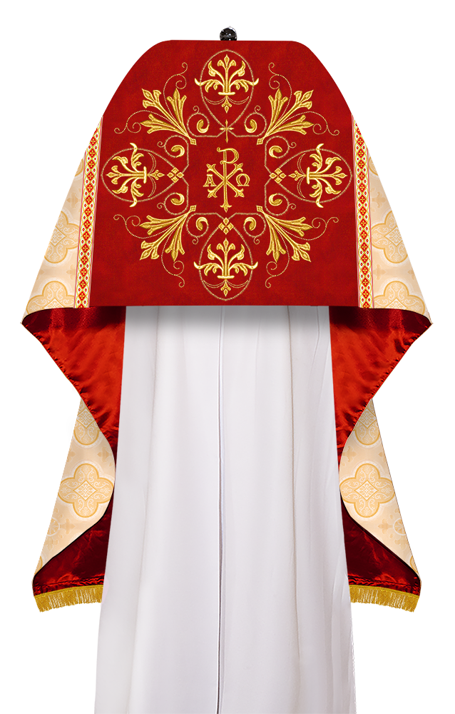 Humeral Veil Vestment with Adorned Liturgical Motif