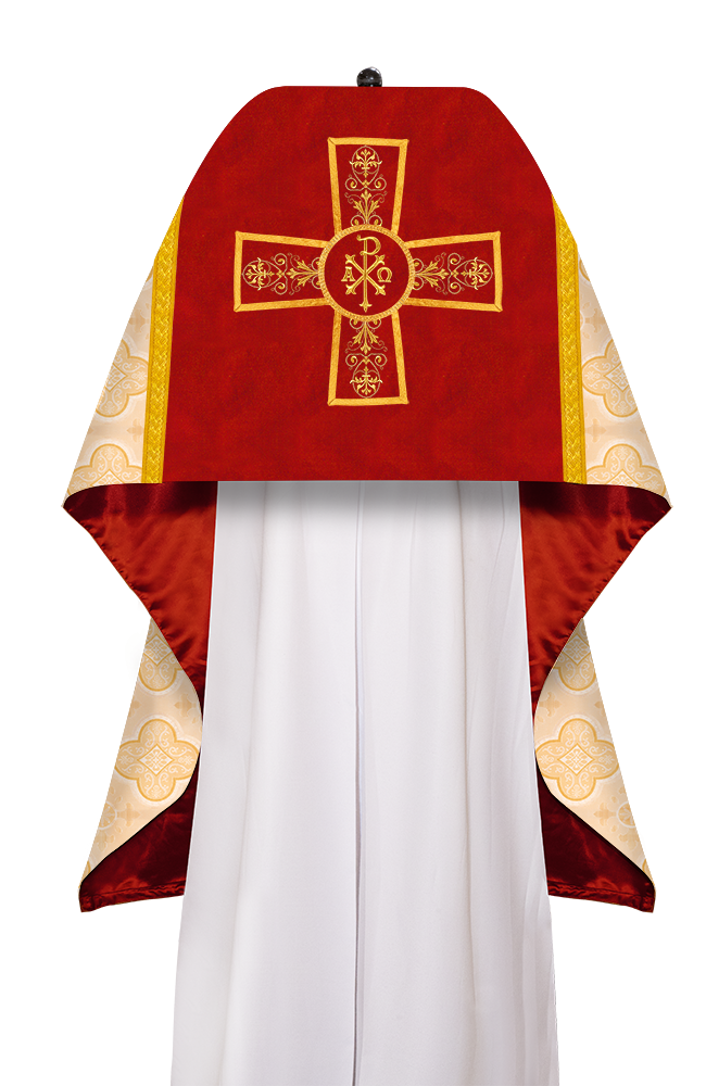 Humeral veil with Vestment Woven Braided Trims