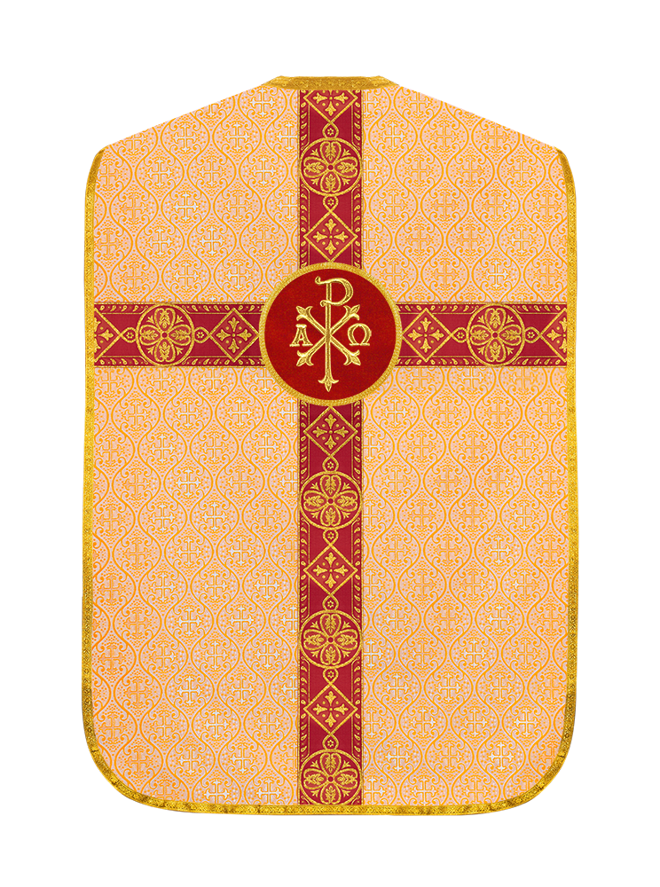 Embroidered Roman Chasuble Vestment