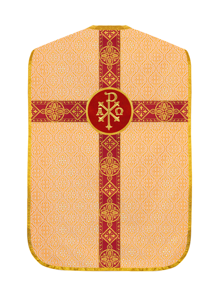 Embroidered Roman Chasuble Vestment