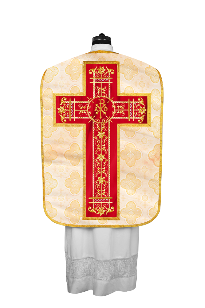 Vestimentas católicas con espalda de violín 