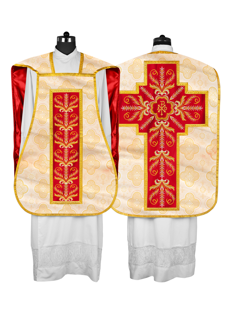 Roman Chasuble with liturgical motifs
