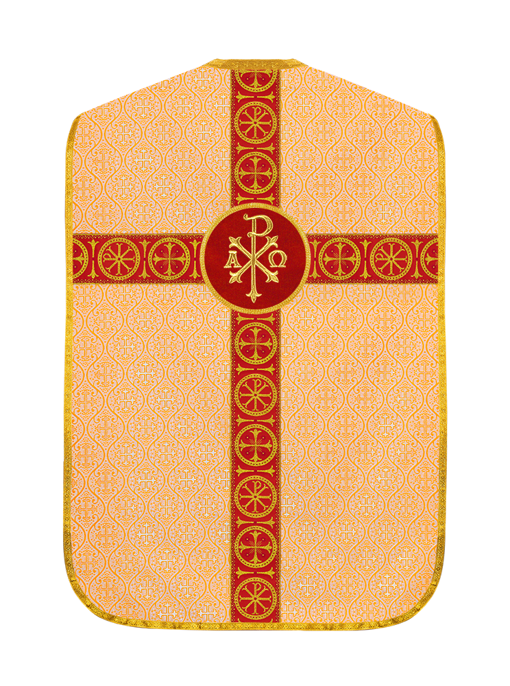 Roman Chasuble with Adorned Orphrey