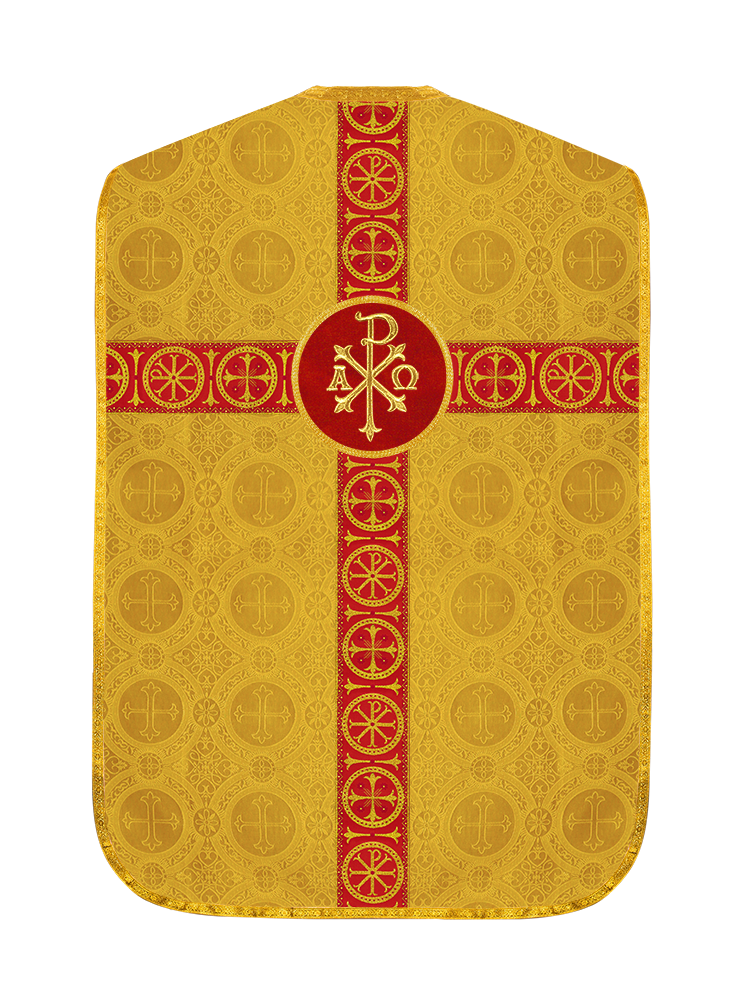 Roman Chasuble with Adorned Orphrey