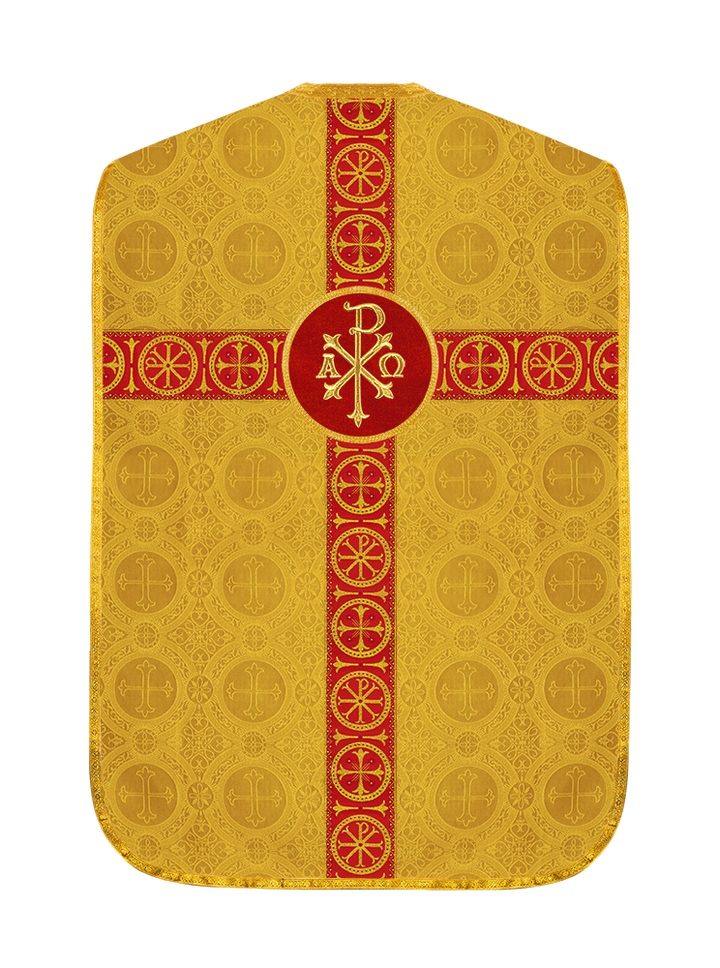 Roman Chasuble with Adorned Orphrey