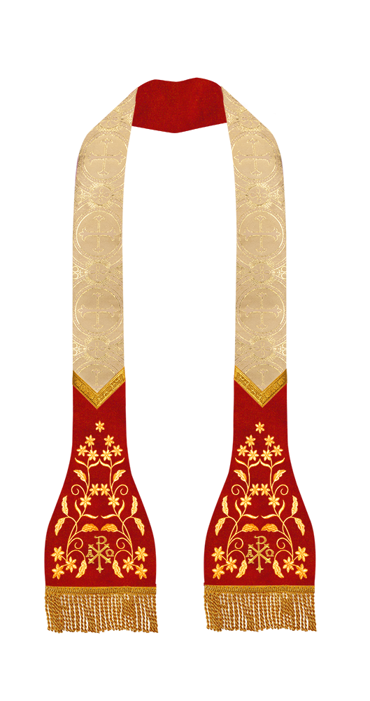 Roman Stole with Floral design