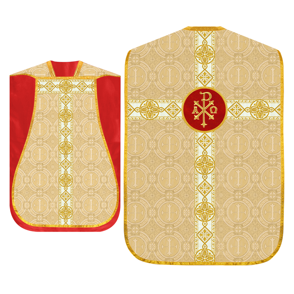 Fiddleback Vestment adorned with lace