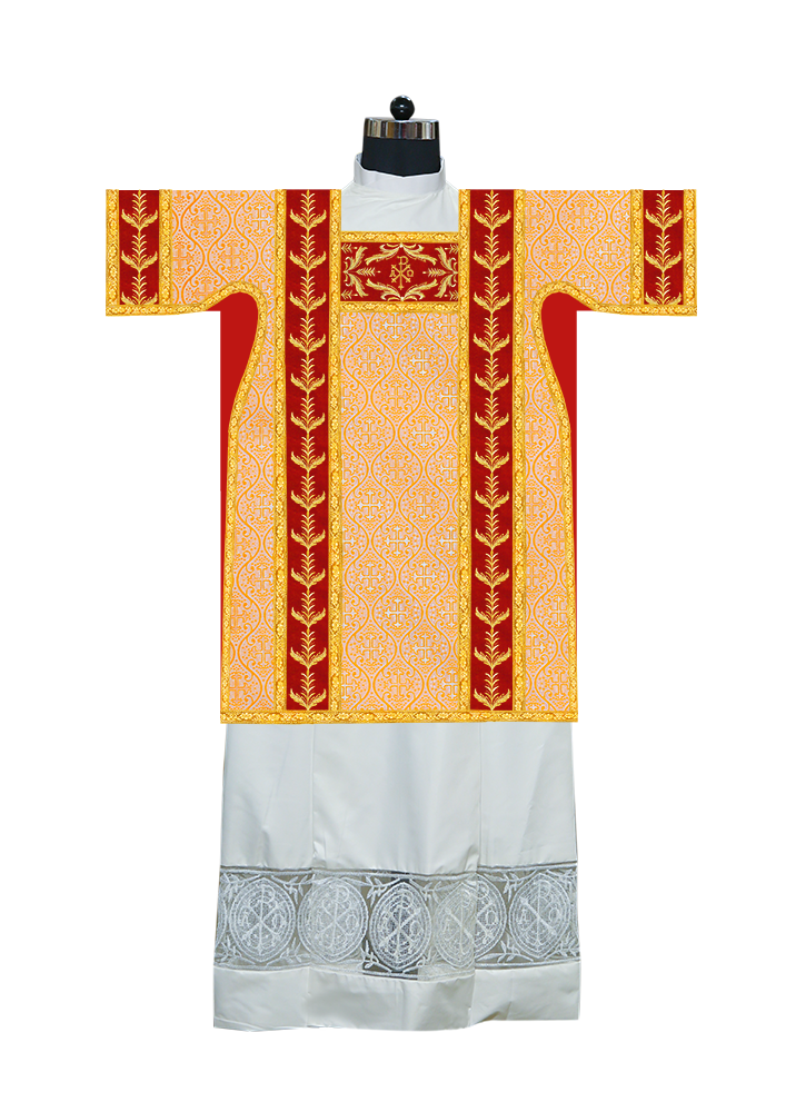Tunicle with liturgical motif