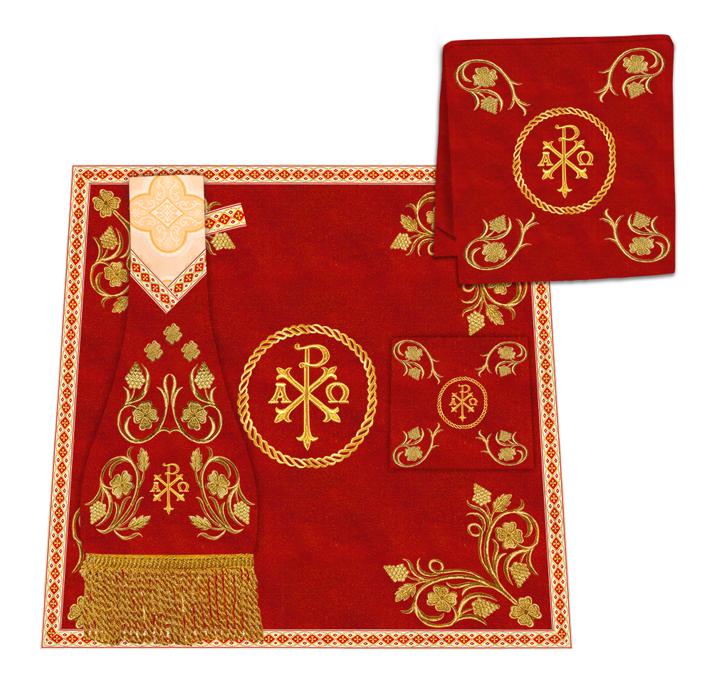 Roman Cope Vestment with Grapes Embroidered trims