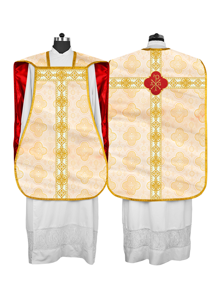 Vestimenta con espalda de violín y motivo bordado 