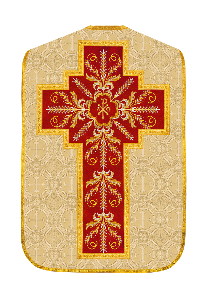 Roman Chasuble with liturgical motifs