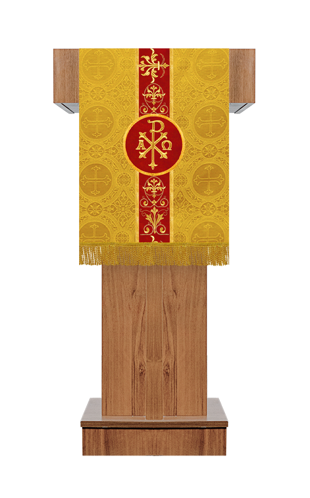 Pulpit/Lectern with Embroidered Trim