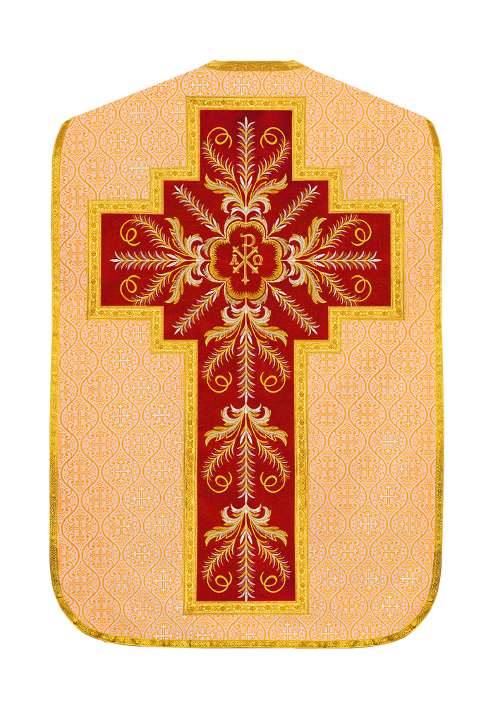 Roman Chasuble with liturgical motifs