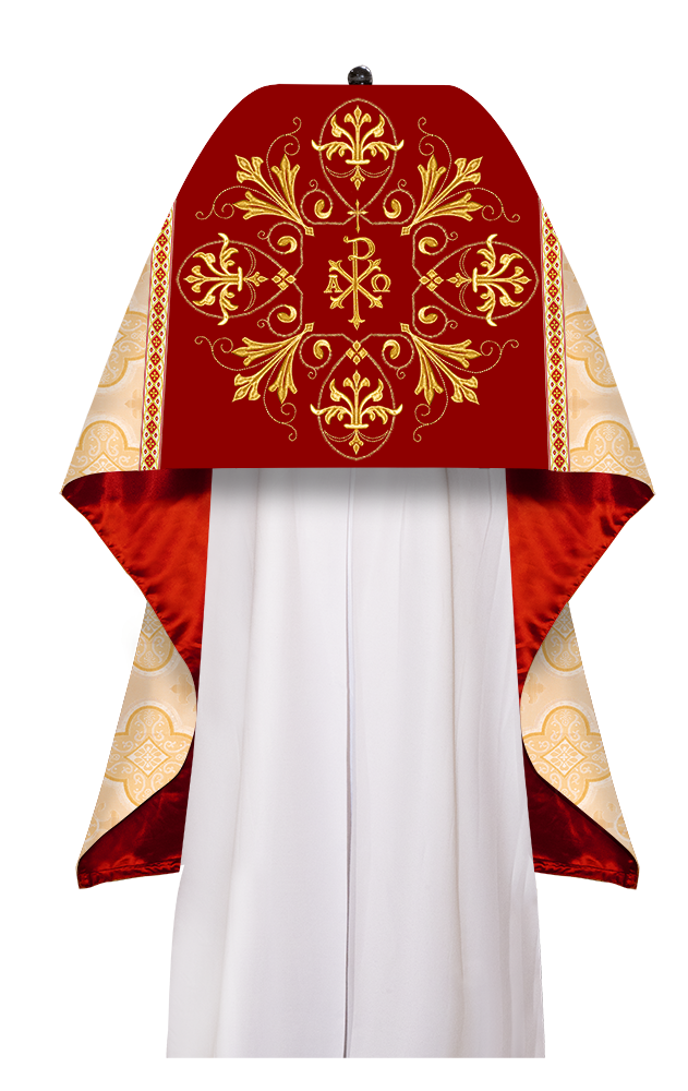 Humeral Veil Vestment with Adorned Liturgical Motif