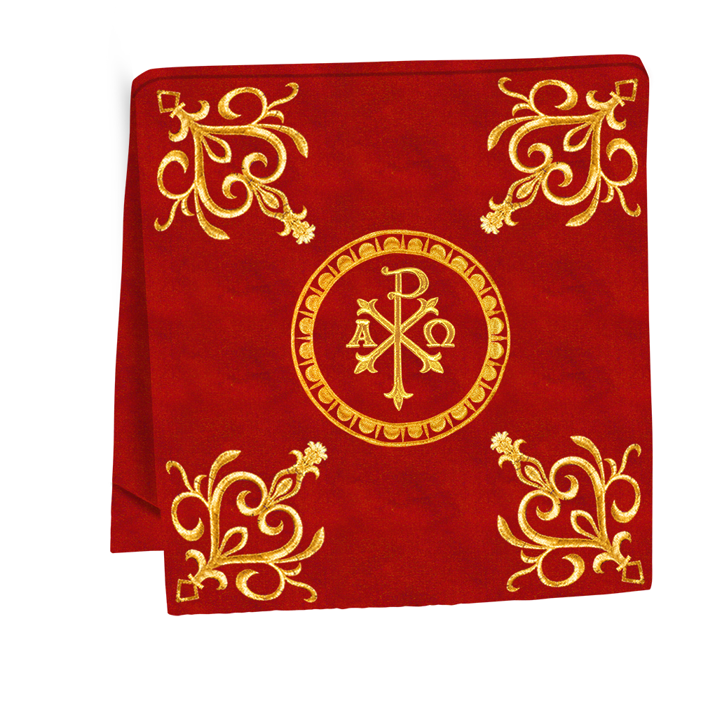 Elegant Altar Cloth with Intricate Orphrey Embroidery & Motif