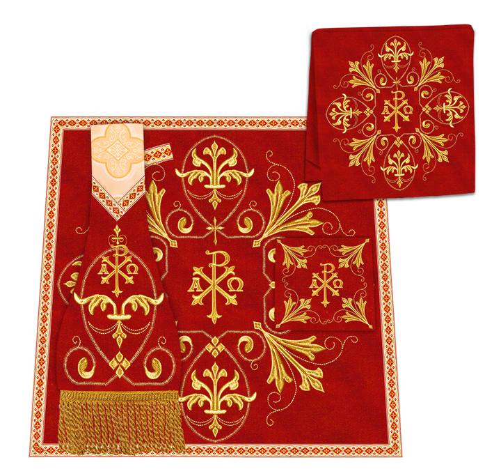 Altar Cloth with Spiritual Motif and Trims