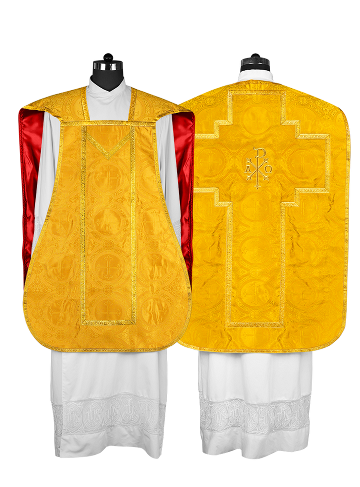 Roman Chasuble with adorned motif