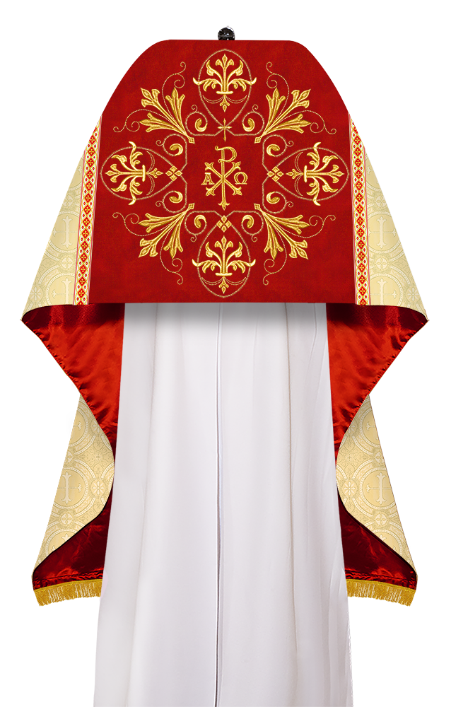 Humeral Veil Vestment with Adorned Liturgical Motif