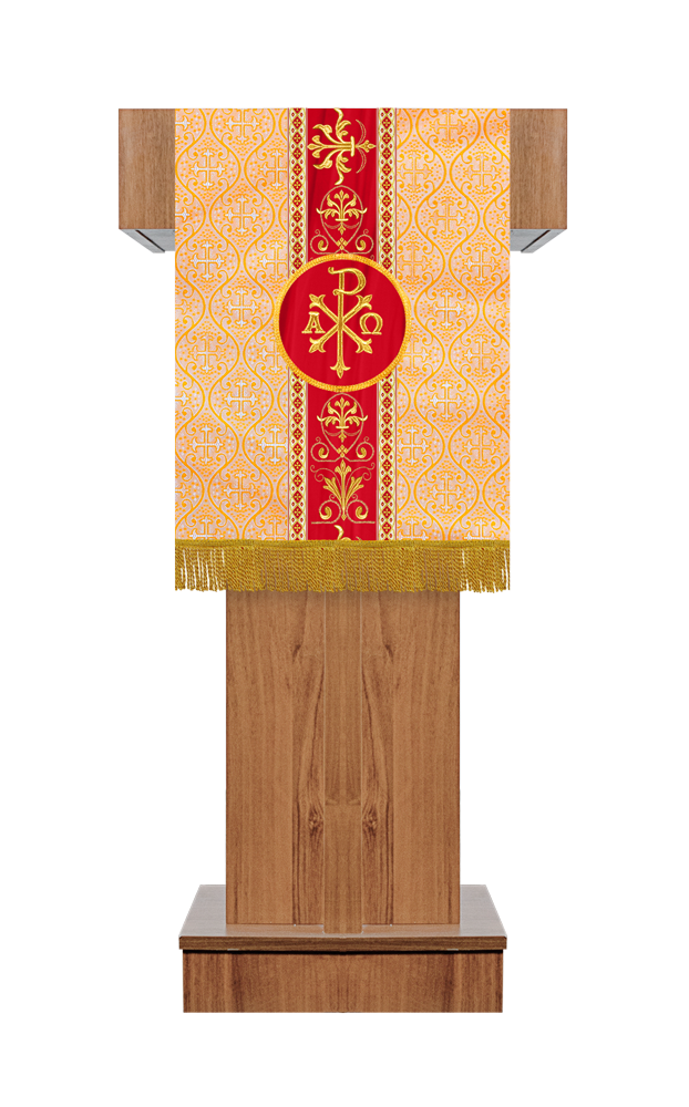 Altar Cloth with Spiritual Motif and Trims