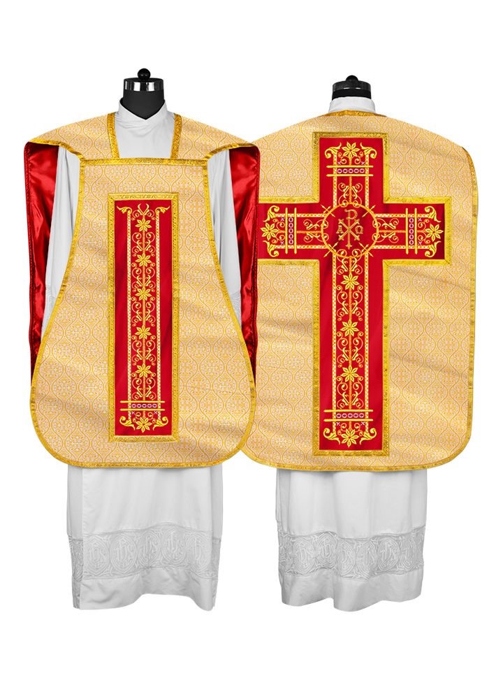 Vestimentas católicas con espalda de violín 