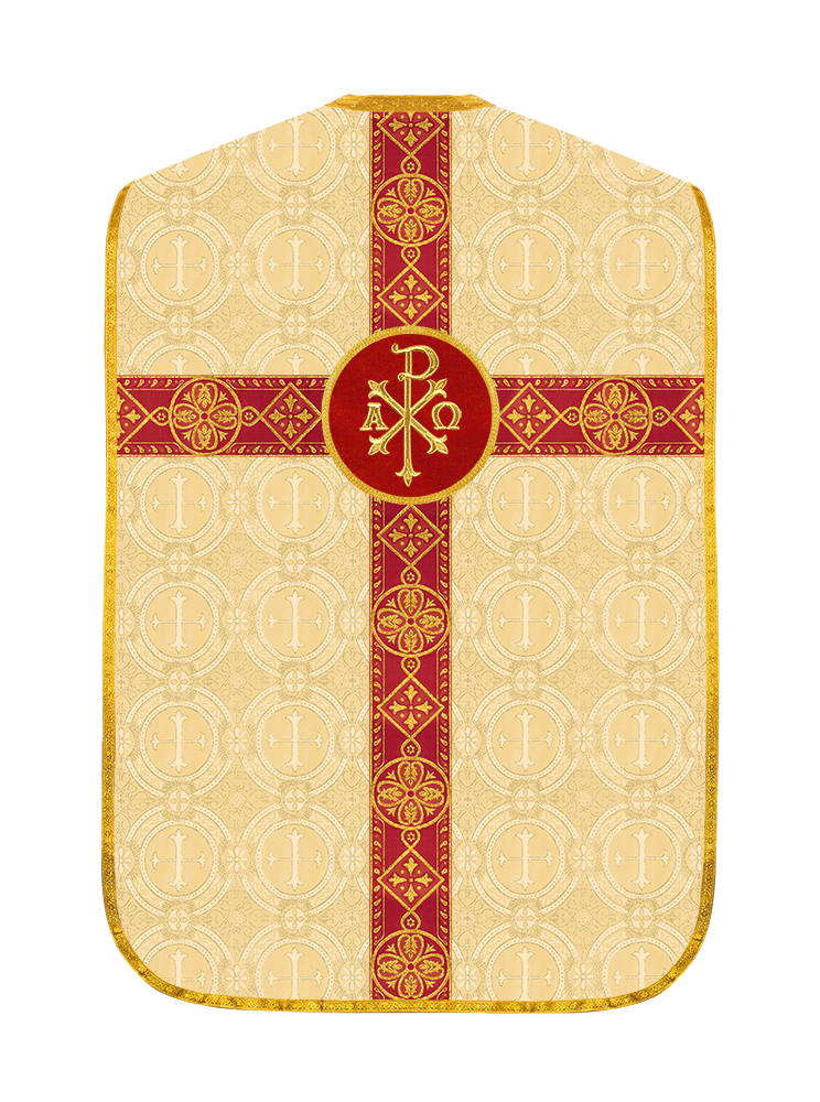 Embroidered Roman Chasuble Vestment