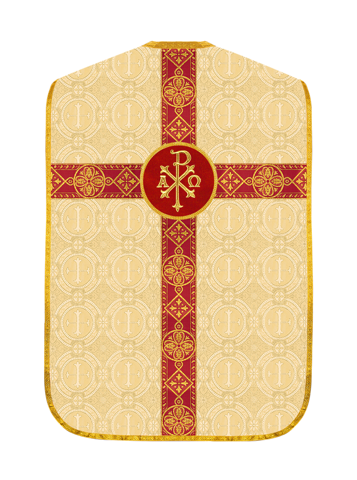 Embroidered Roman Chasuble Vestment