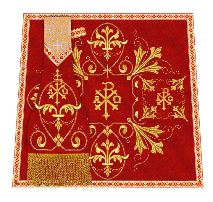 Spiritual Embroidery Mass Set Vestment