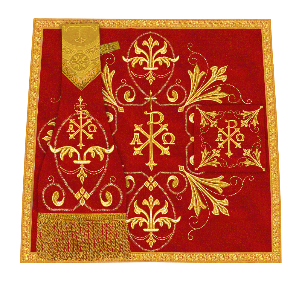 Gothic Chasuble with Ornate Lace