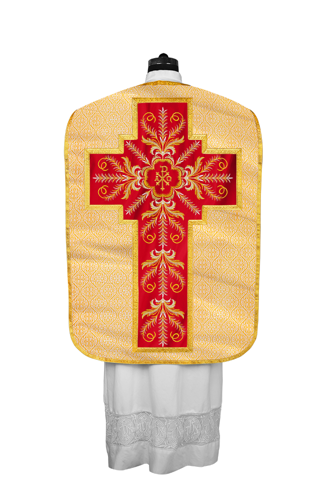Roman Chasuble with liturgical motifs
