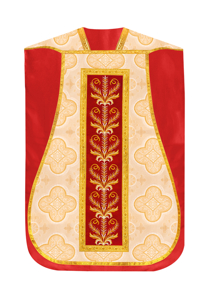 Roman Chasuble with liturgical motifs