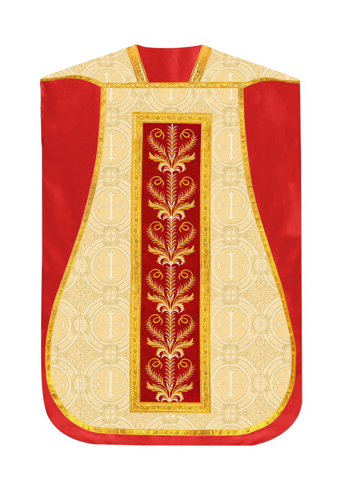 Roman Chasuble with liturgical motifs