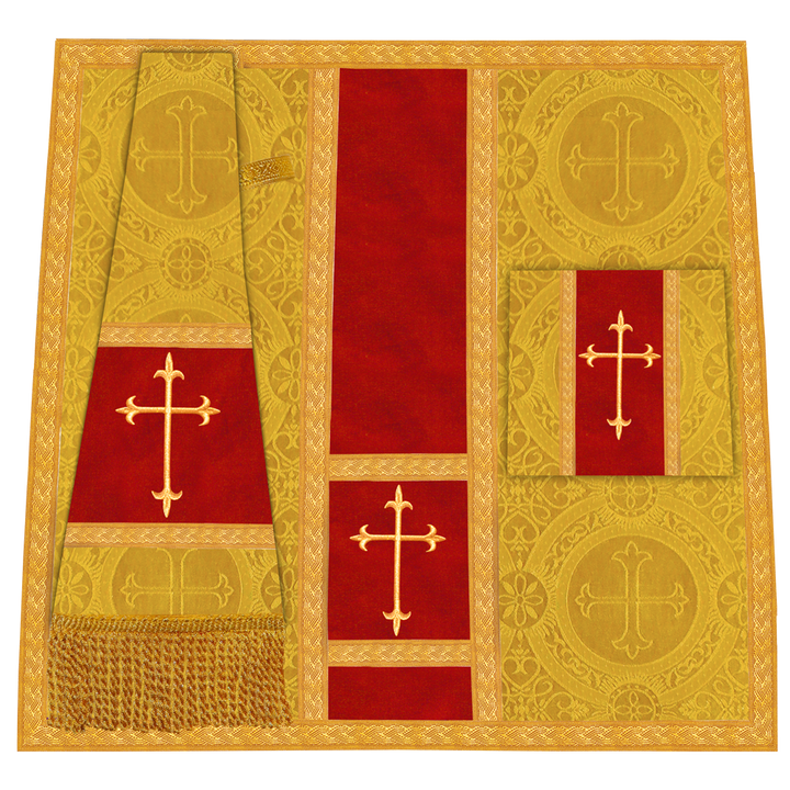 Roman chasuble with Motif and Trims