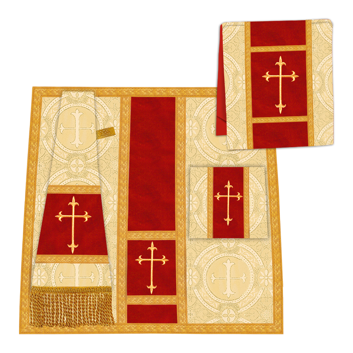 Roman Chasuble with adorned motif