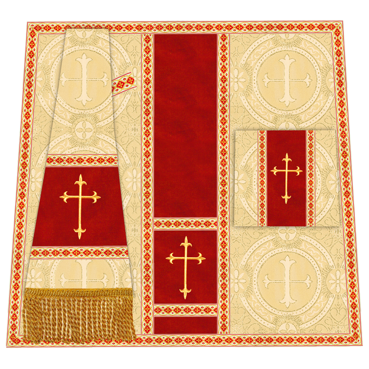 Liturgical Mass set with Cross