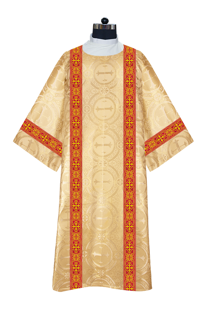 Dalmatics Vestments with Cross Braided Trims