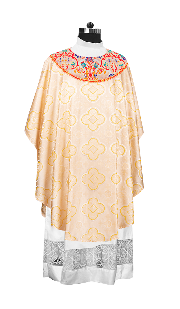 Tapestry Chasuble with Detailed Braids and Trims