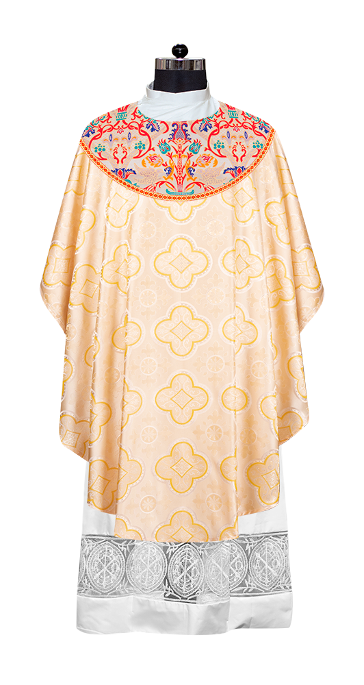 Tapestry Chasuble with Detailed Braids and Trims