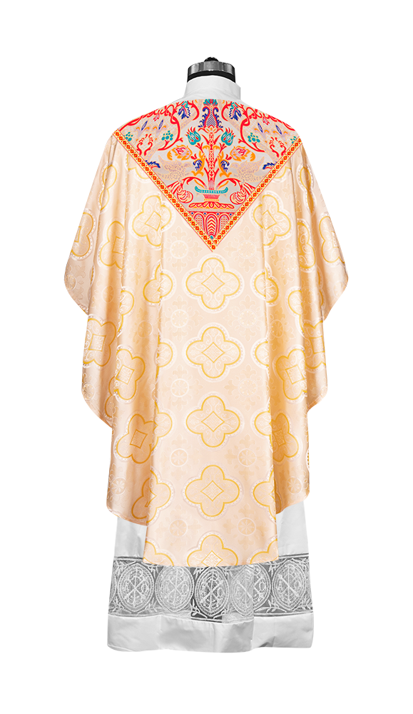 Tapestry Chasuble with Detailed Braids and Trims