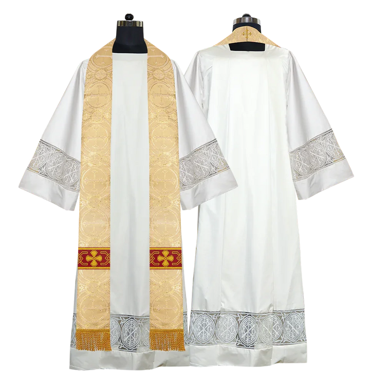 Gothic Cope with Adorned Detailed Braids