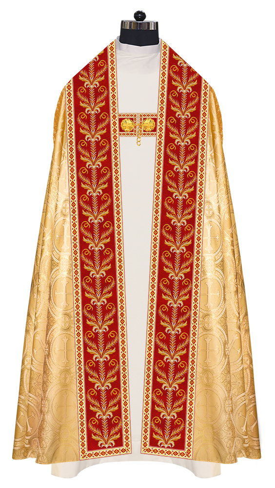 Traditional Embroidered Roman Cope Vestment