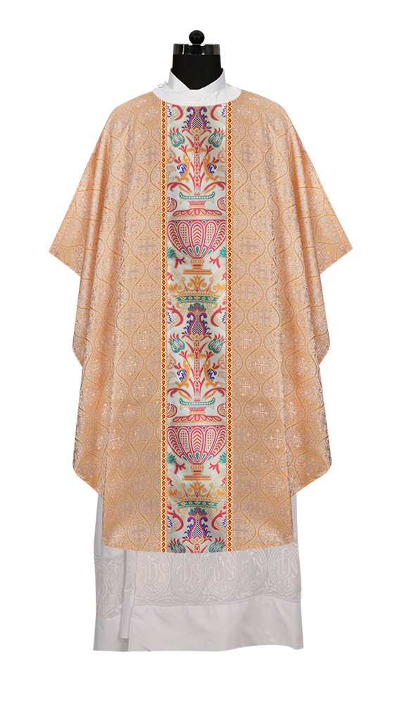 Coronation Tapestry Chasuble Braided with Trims