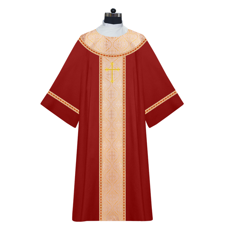 Dalmatics Vestments With Liturgical Cross motifs