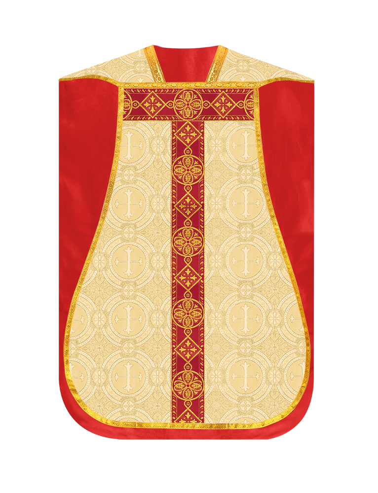 Embroidered Roman Chasuble Vestment