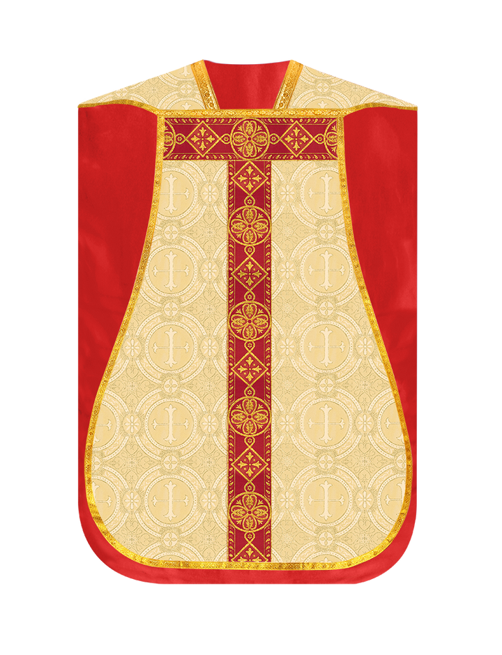 Embroidered Roman Chasuble Vestment