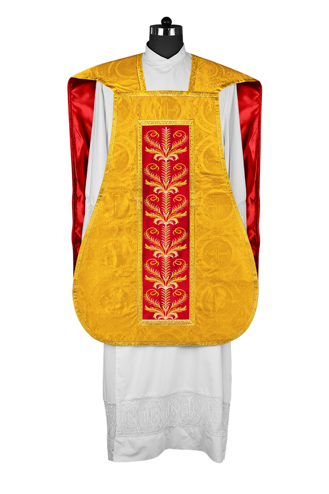 Roman Chasuble with liturgical motifs