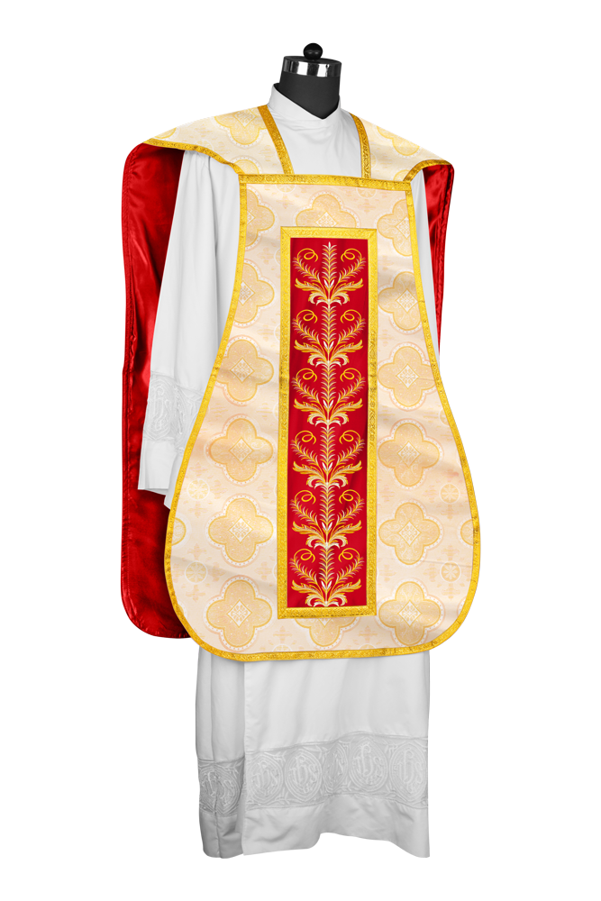 Roman Chasuble with liturgical motifs