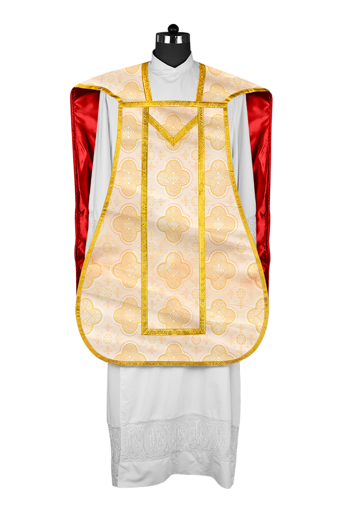 Roman Chasuble with adorned motif