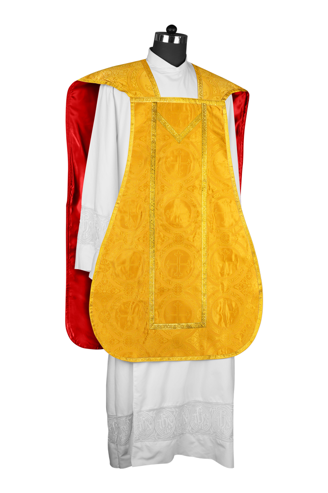 Roman Chasuble with adorned motif