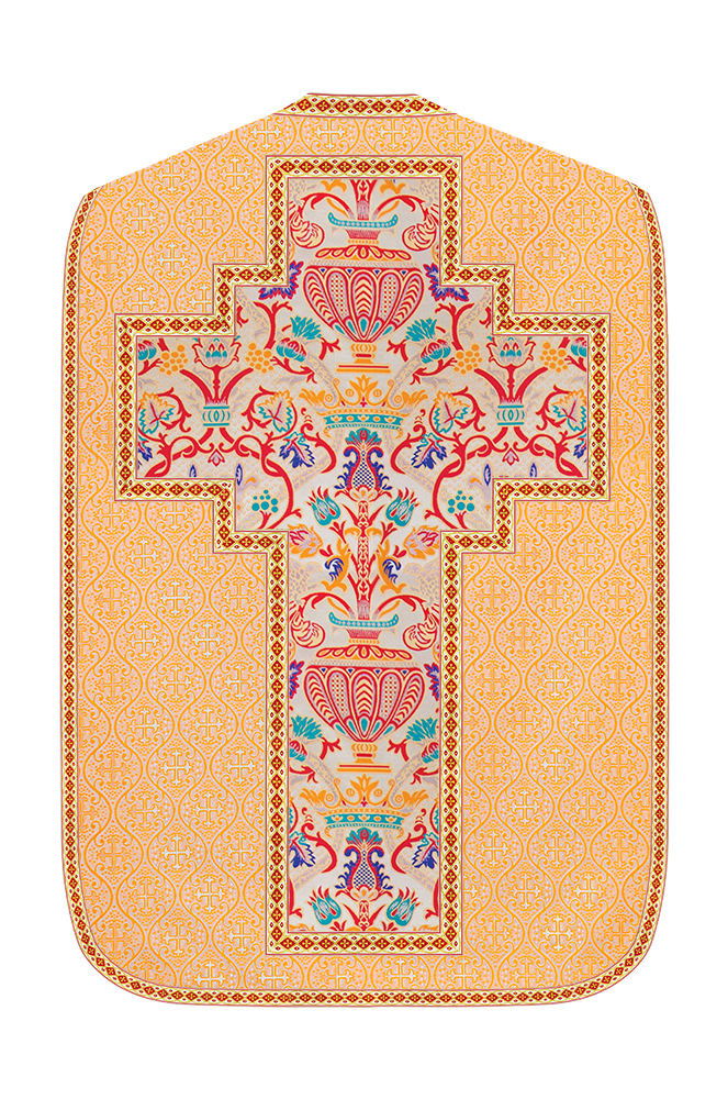 Coronation Tapestry Roman Chasuble with Braided Trims