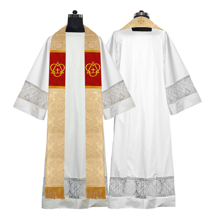 Trinity Motif Embroidered Clergy Stole